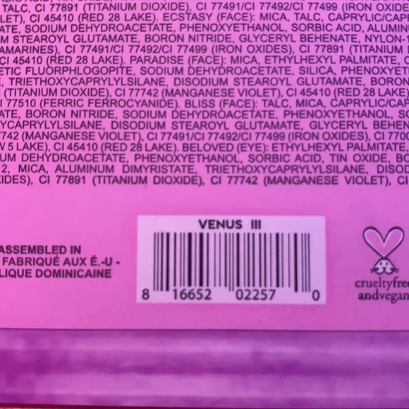 VENUS III EYE SHADOW - Picture 7 of 7